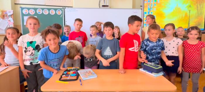 Školní brašna ve 3. třídě